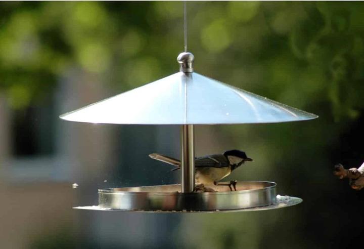 Produktbild Luxus-Vogelhaus Silberglanz