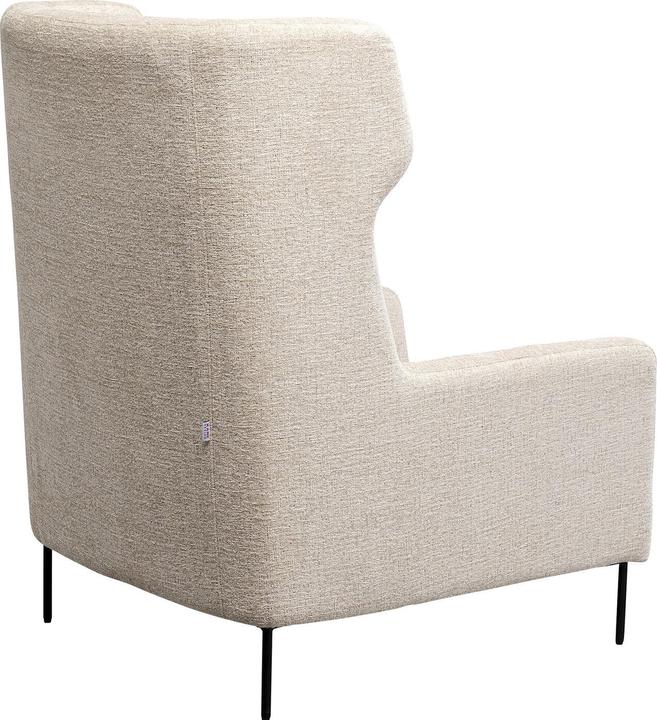 Produktbild Kare Design Sessel +Hocker Quinn High Beige