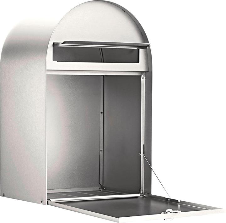 Actual product image Burg Wächter Letter box stainless steel WxHxD 300/475/222 mm Nordic stainless steel with flap