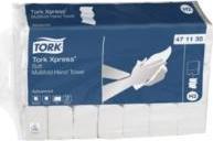 Image du produit Tork Håndklaedeark Xpress H2 Multifold 2-plis 21.3x23.4 cm Nyfiber,20 pk x 190 pk/krt