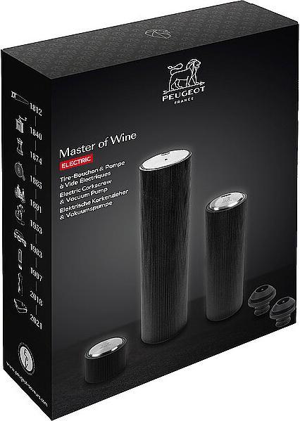 Image du produit Peugeot Coffret cadeau Master of wine Set 3 pièces noir