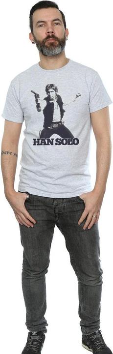 Immagine prodotto Star Wars Han Solo Retro Photo Maglietta Uomo (XL)