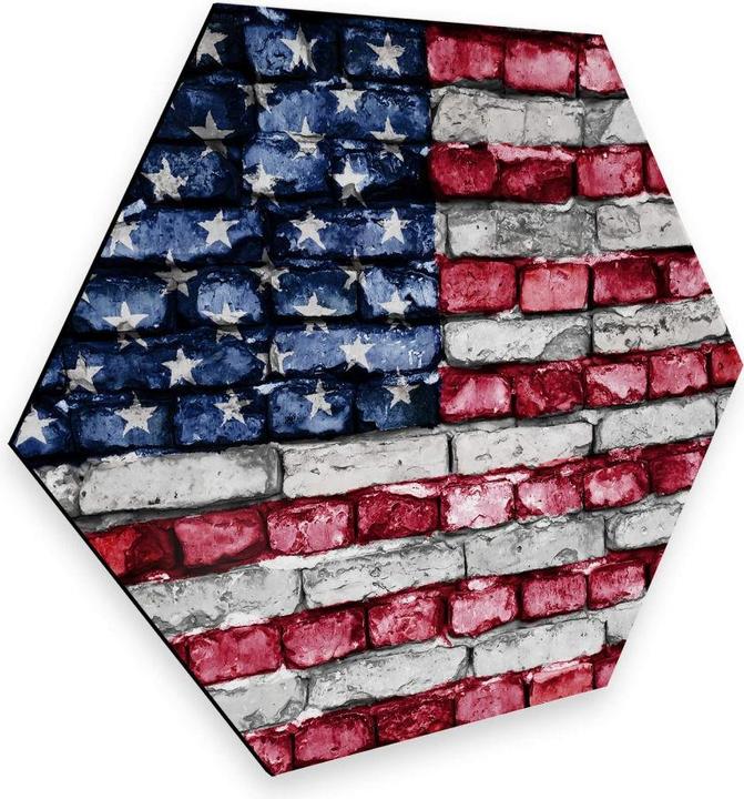 Produktbild Trenddeko Stars and Stripes Mauer (25 x 22 cm)