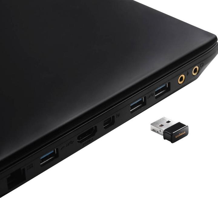 Produktbild edimax N150 Wi-Fi Bluetooth 4.0 Nano-USB-Adapter (USB 2.0)