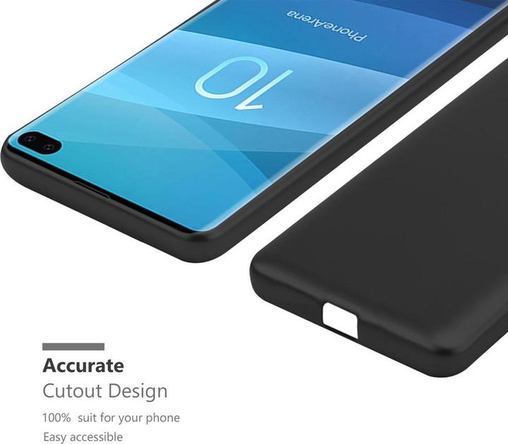 Actual product image Cadorabo TPU Matt Metallic Cover (Samsung Galaxy S10+)