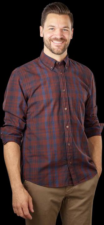 Immagine prodotto Marc O'Polo Button Down Shirt Chest Pocket Multi/Crimson Bro (S)