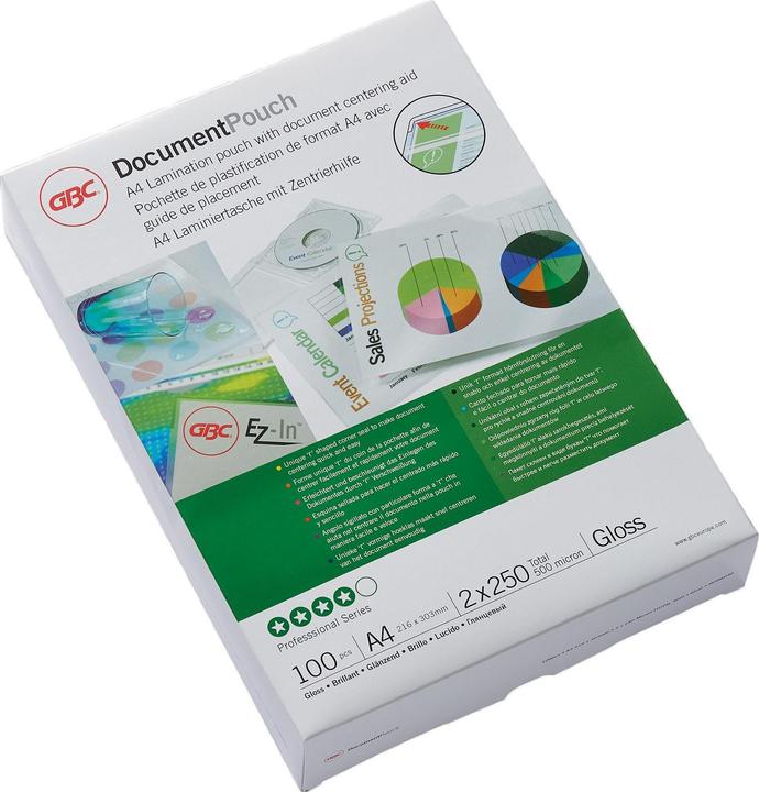 Actual product image GBC Premium quality laminating films (A4, 100 Piece, 250 µm)