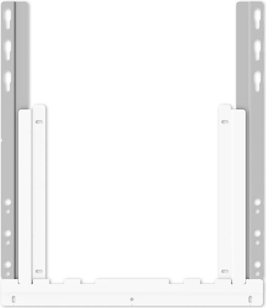Produktbild SMS Slim Fixed - Befestigungskit (Wandbefestigung) für LCD-Display - weiss, Silber -