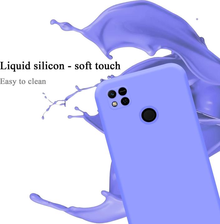 Productafbeelding Cadorabo TPU Liquid Silicone Hoesje Cover voor Xiaomi RedMi 9C / RedMi 10A (Xiaomi Redmi 9C, Xiaomi Redmi 10A)