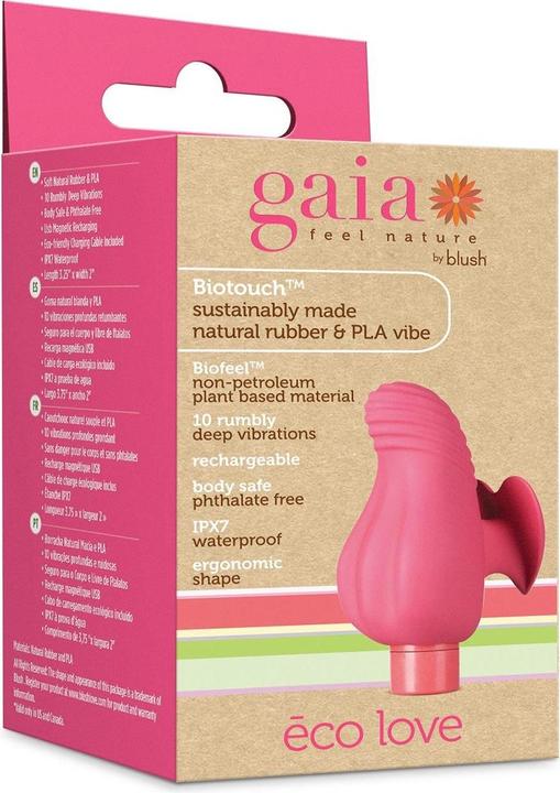 Actual product image Gaia Eco Love Vibrator Koralle