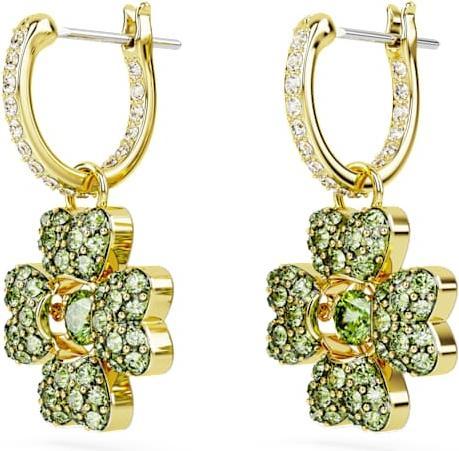 Immagine prodotto Swarovski Orecchini a goccia Idyllia Trifoglio fortunato in oro verde (Metallo)