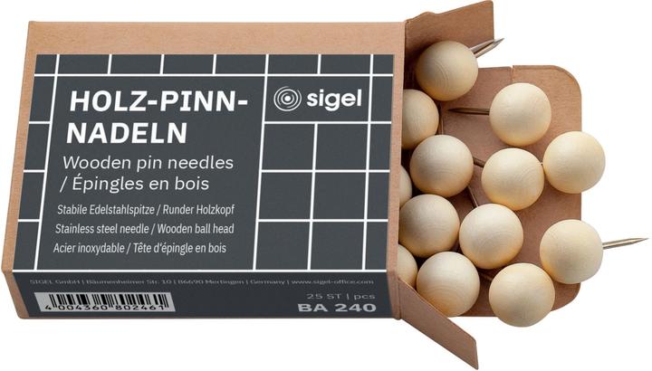 Produktbild Sigel Holz-Pinnnadeln