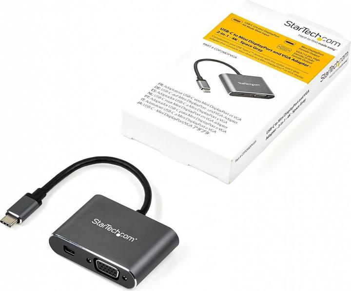 Produktbild StarTech USB-C Multiport Adapter - Mini DisplayPort oder VGA (USB Typ-C, 1524 cm)