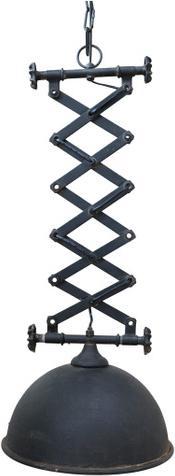 Actual product image Chic Antique Factory ceiling lamp adjustable, antique black (E27)