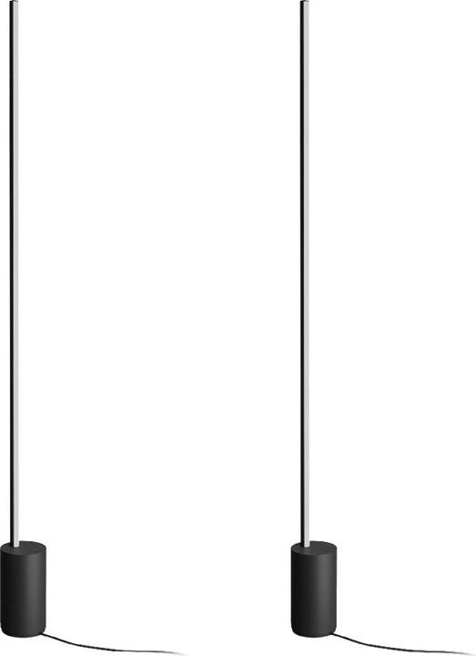 Actual product image WiZ signify philips hue gradient signe floor lamp black set of 2