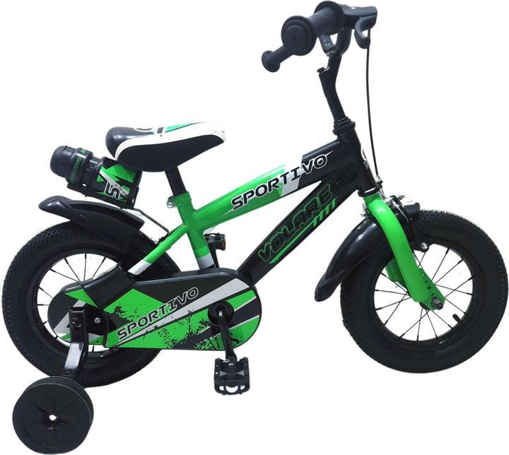 Produktbild Volare Children's Bicycle 12 - Green/Black (31278) (12")