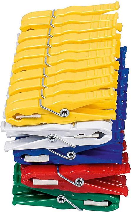 Helo Clothespin Luran assorted colors 50pcs pack