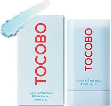 Actual product image Tocobo Cotton Soft Sun Stick (Suntan cream, SPF 50, 19 g)