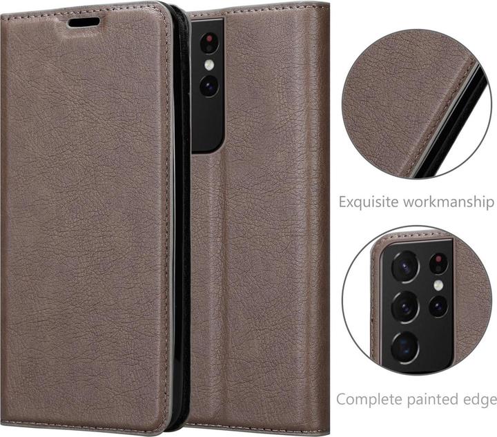 Actual product image Cadorabo Book Invisible Magnet Cover (Samsung Galaxy S21 Ultra)