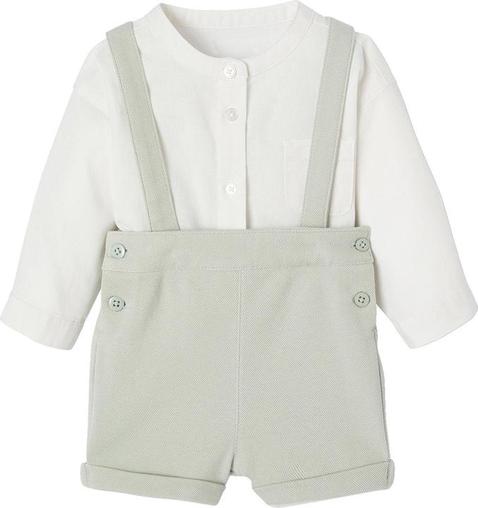 Actual product image Vertbaudet Festliches Baby-Set: Hemd & Shorts mit Trägern (62)