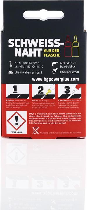 Produktbild HG Powerglue Schweissnaht aus der Flasche (20 g)