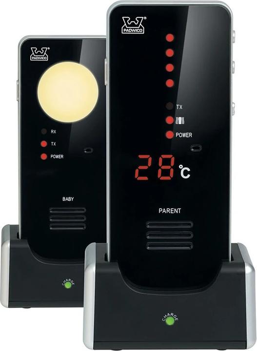 Padwico Itkuh??lytin 850, musta (Baby Monitor Audio, 500 m)