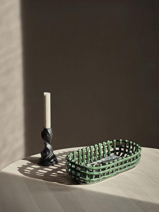 Actual product image Ferm Living Ceramic Basket (1 x, 30 x 15 x 8.5 cm)