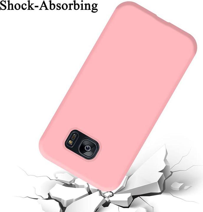 Actual product image Cadorabo TPU Liquid Silicone Case Cover (Samsung Galaxy S7 Edge)