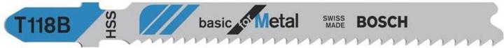 Bosch Professional Zubehör Stichsägeblatt T 118 B Basic for Metal