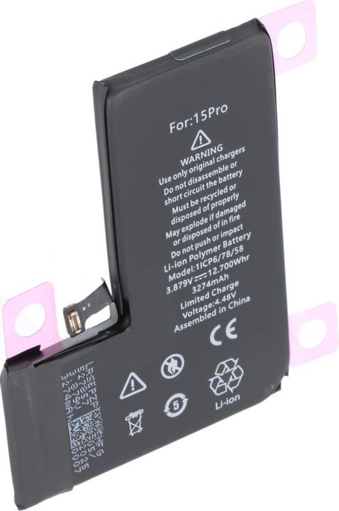 Produktbild AccuCell Akku Apple iPhone 15 Pro, A3011, 1/CP6/78/58