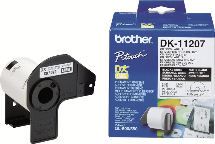 Immagine prodotto Brother DK-11207 Etichetta CD/DVD