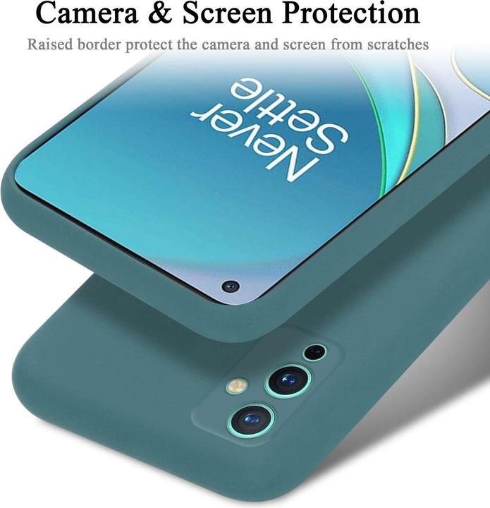 Actual product image Cadorabo Bumper Case for OnePlus 9 TPU Liquid Silicone Cover for OnePlus 9 (OnePlus 9)