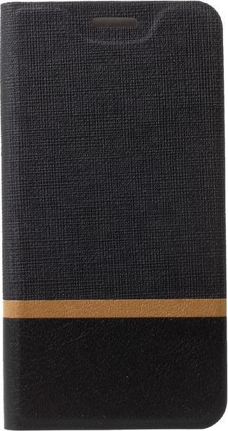 Image du produit MU Classic Housse en cuir avec lame en acier cousue (LG Q6, LG Q6+)