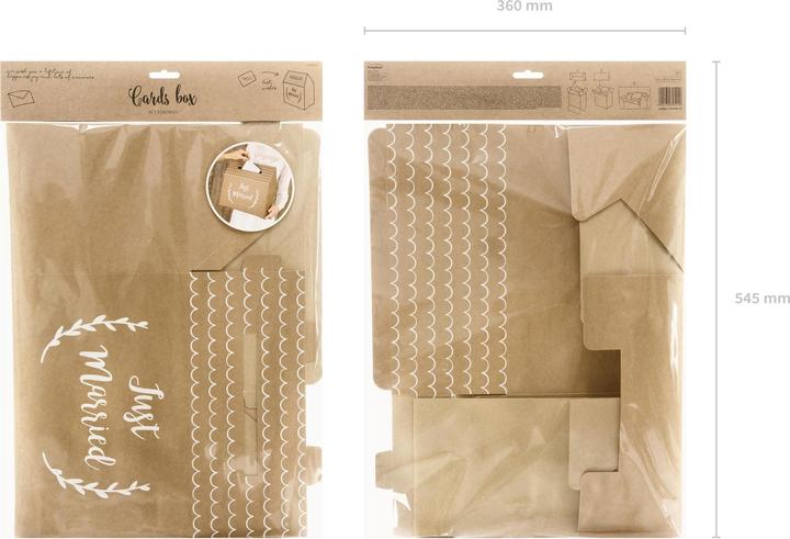 Immagine prodotto Partydeco Scatola di biglietti Just Married