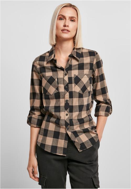 Immagine prodotto Urban Classics Camicia a maniche lunghe a quadri con risvolto (S)