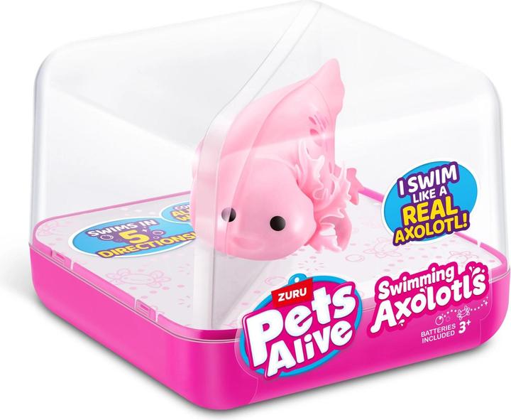 Produktbild Zuru PETS ALIVE-WATER ACTIVATED-SWIMMING AXOLOTL,S1,CUBE,UQ,12PC