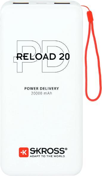 Actual product image Skross Reload 20 (20000 mAh, 18 W, 74 Wh)
