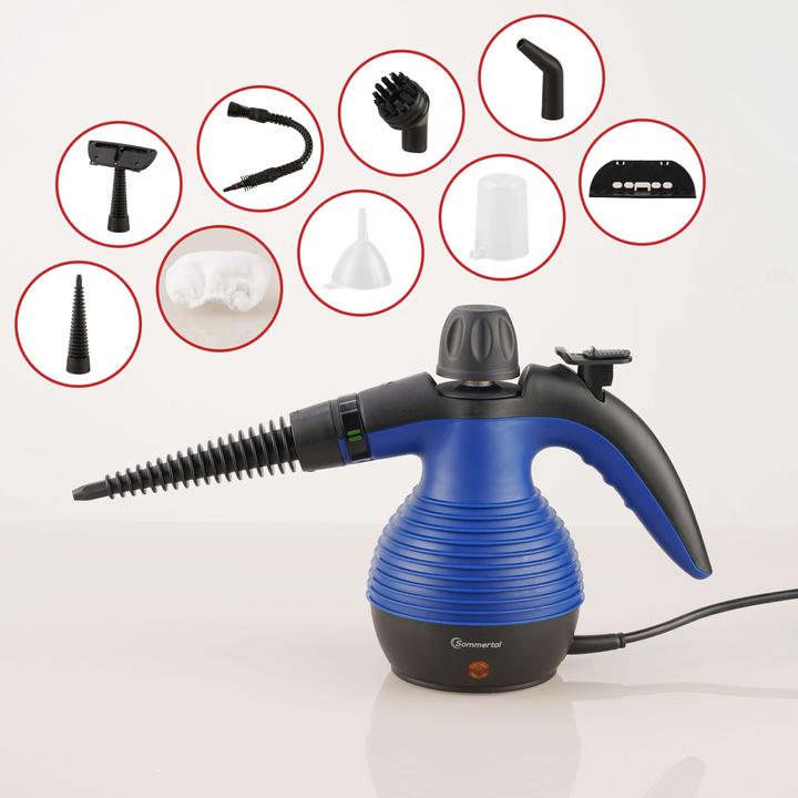 Image du produit Sommertal Leistungsstarker Dampfreiniger – 1050W, 350ml Tank, 3 Bar Dampfdruck, Ohne Reinigungsmittel, Vielsei (3 bar, 1050 W)