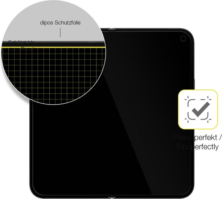 Image du produit Dipos Film de Protection d’écran Full-Cover 3D (1 pièce(s), Google Pixel 9 Pro Fold)