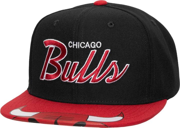 Immagine prodotto Mitchell & Ness Cappello Snapback VISOR PRINT Chicago Bulls (Taglia unica)