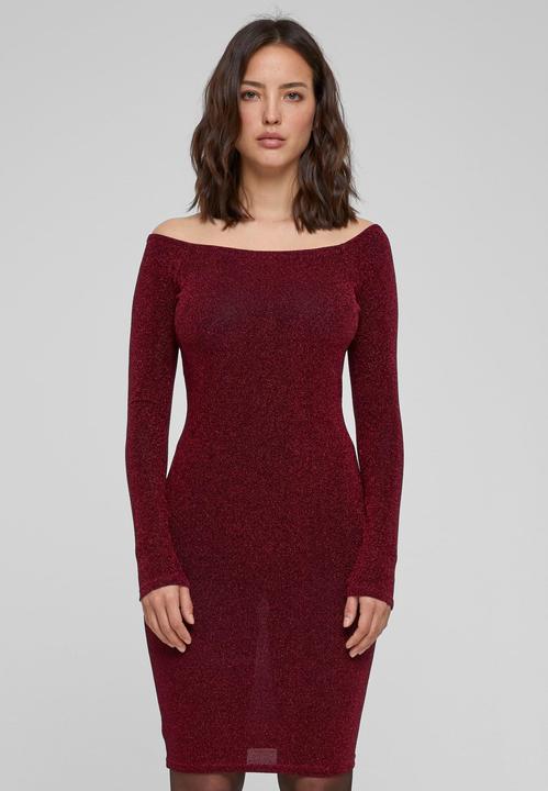 Immagine prodotto Urban Classics Vestito donna off shoulder a maniche lunghe con glitter - 126795 (M)