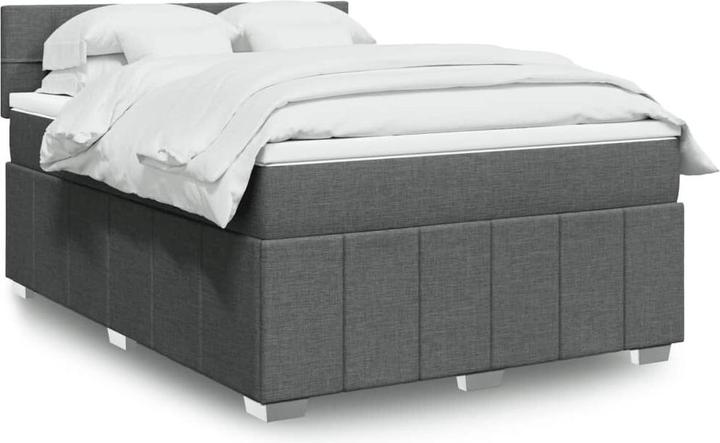 Produktbild VidaXL Bo x springbett mit Matratze 160 x 200 cm Stoff (160 x 200 cm, 160 x 200 cm)