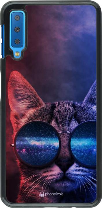 Image du produit PhoneLook Coque Red Blue Cat Glasses (Samsung Galaxy A7)