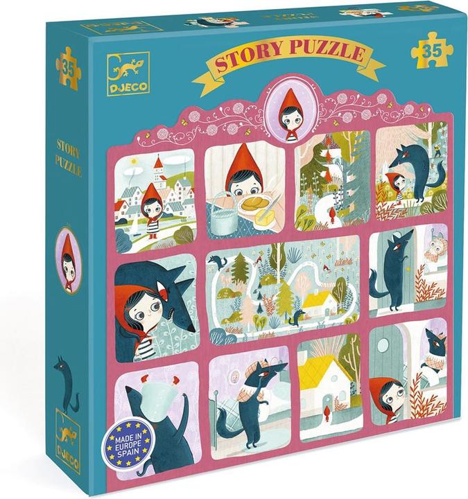 Produktbild Djeco Geschichtenpuzzle Rotkäppchen 35 Teile (35 Teile)