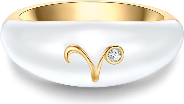 Produktbild Glanzstücke München Damen Ring Sternzeichen Widder - 35962 (54, 925 Silber)