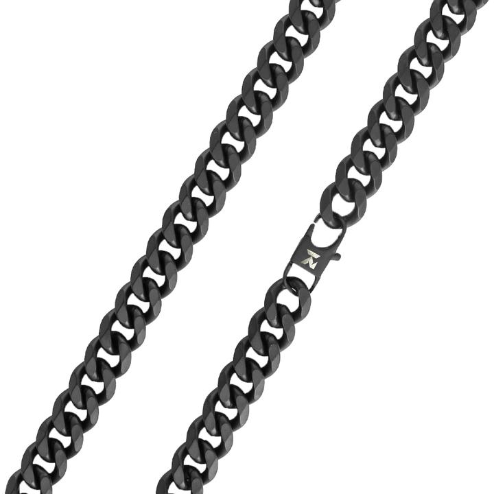 K12 - Black Cuban Chain - 10.5 mm (ohne Messing, Chirurgenstahl 316L)