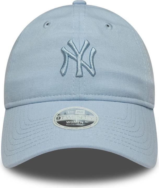 Actual product image New Era 9Twenty Damen Cap - Leinen New York Yankees Sky