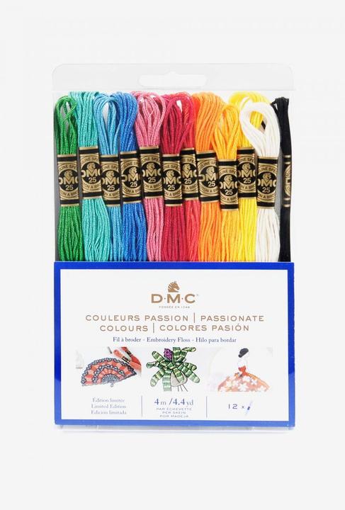 DMC Stickgarn Set Passion (117 m)