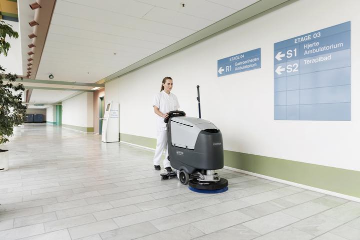 Produktbild Nilfisk Akku-Scheuersaugmaschine SC500 53B Teller, Gel-Akku (Scheuersaugmaschine)
