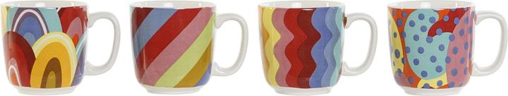 Produktbild DKD Home Decor Satz von Kaffeetassen Bunt Koralle Bambus Dolomite Moderne 180 ml (180 ml, 4 x)
